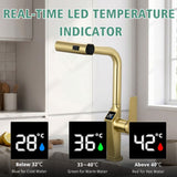 Touchless Kitchen Faucet With LED Display