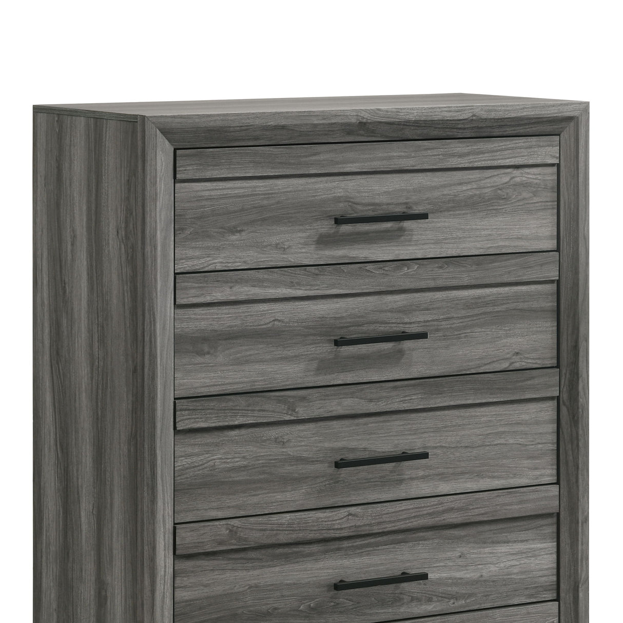 Denver - 5 Drawer Chest - Gray