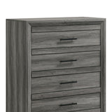Denver - 5 Drawer Chest - Gray
