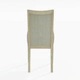 Adeline - Upholstered Arm Chair - Natural Wood Wash