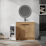 Freestanding Bathroom Vanity With Sink And Storage Cabinets, Soft Closing Doors