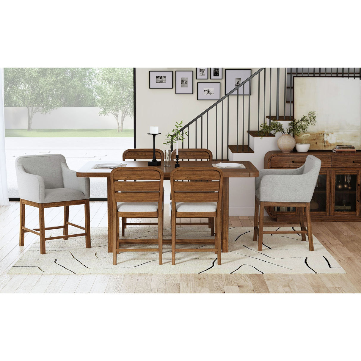 Glinda - Counter Table - Brown