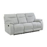 Chablis - Reclining Sofa - Mist Gray