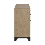 8 Drawer Dresser With Feet And Pulls - Brown