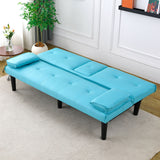 Sofa Bed With Foldable Design And Cup Holder