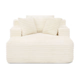 Chaise Lounge Sofa Bed With Deep Seat For Living Room