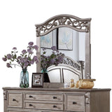 Dresser And Mirror - Antique Silver