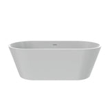 Solid Surface Freestanding Soaking Bathtub & Ergonomic Design