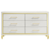 Chesney - 6 Drawer Bedroom Dresser - White