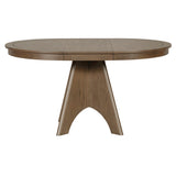 Extendable Dining Table With Sturdy Crossed Legs