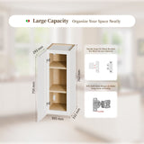 Shaker Wall Cabinet With 2 Adjustable Shelves