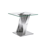 Table With Twisted Fan Shaped Legs