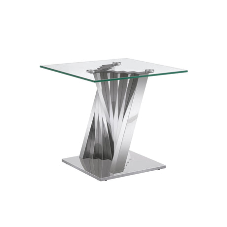 Table With Twisted Fan Shaped Legs