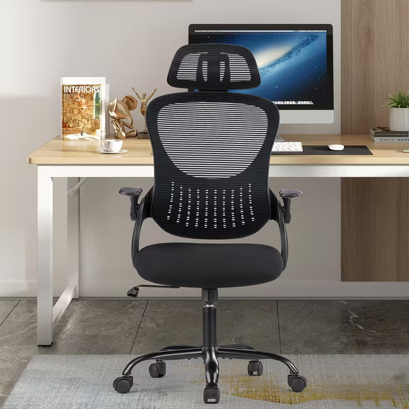 SMUG Home Office Desk Chair Ergonomic High-Back Mesh Rolling Work Computer Chair