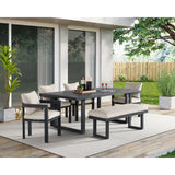 Playa - Dining Chair (Set of 2) - Dark Gray / Beige