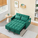 Sofa Bed With Pockets, 3 In 1 Convertible For Living Room