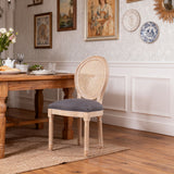 French Country Dining Chairs & Round Back (Set of 2)