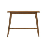 Laverna - 47.25" Wood Top Pub Table - Walnut