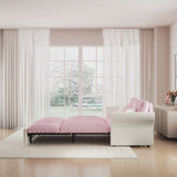 Queen Pull Out Sofa Bed, 3 In 1 Convertible Sleeper Tufted With 2 Soft Pillows