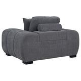 Plather - Track Arm Accent Chair