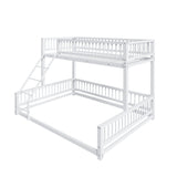 Bunk Bed With Ladder And Safety Guardrails