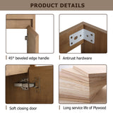 Wall Mounted Bathroom Vanity With Sink And Storage Rack, Soft Close Doors