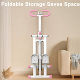 Stair Stepper With Resistance Home Upgrade Vertical Climber Workout Machine For Full Body Exercise - Pink
