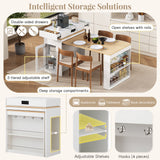 Extendable Dining Table With Folding Top