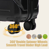 Hard Shell Travel Luggage With Scratch Resistant Surface
