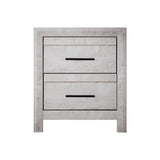 Biscayne Driftwood 2-Drawer Nightstand with English Dovetail