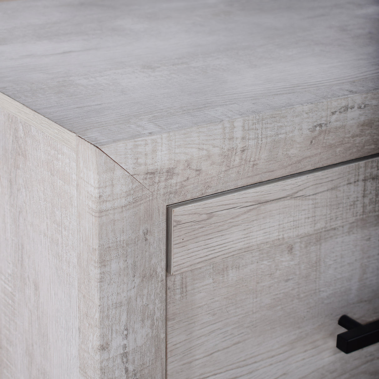 Biscayne Driftwood 2-Drawer Nightstand with English Dovetail