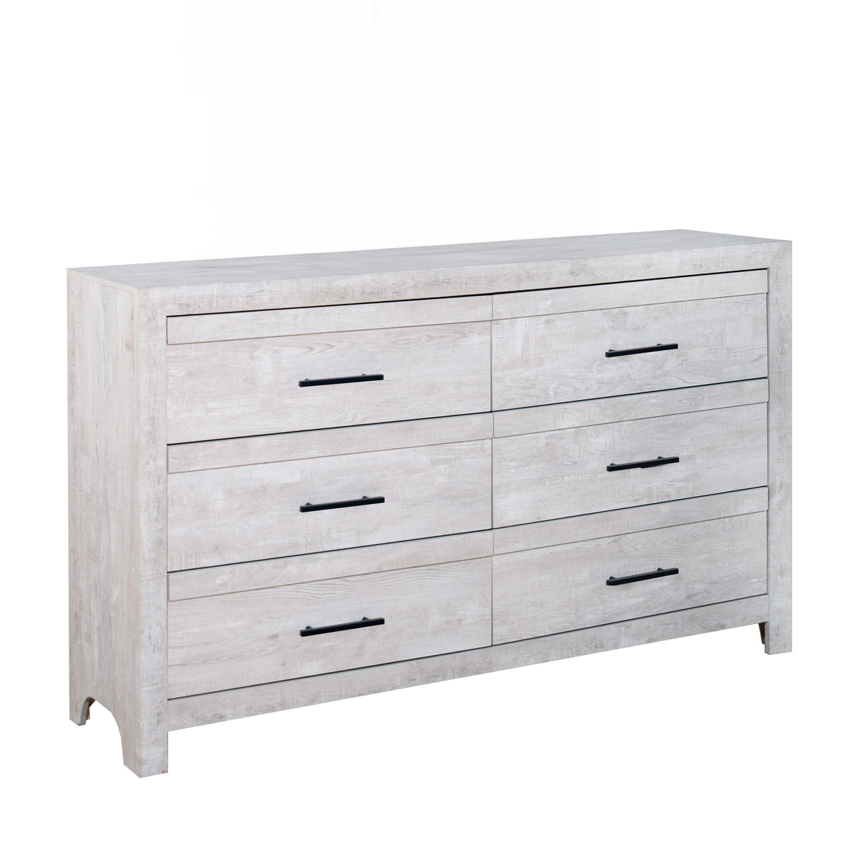 Biscayne Driftwood 6-Drawer Double Dresser