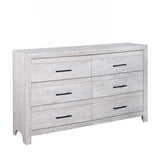 Biscayne Driftwood 6-Drawer Double Dresser