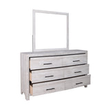 Biscayne Driftwood Square Bedroom Dresser Mirror