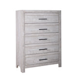 Biscayne Driftwood 5-Drawer Vertical Storage Chest