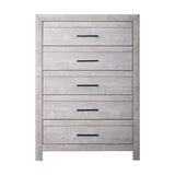 Biscayne Driftwood 5-Drawer Vertical Storage Chest
