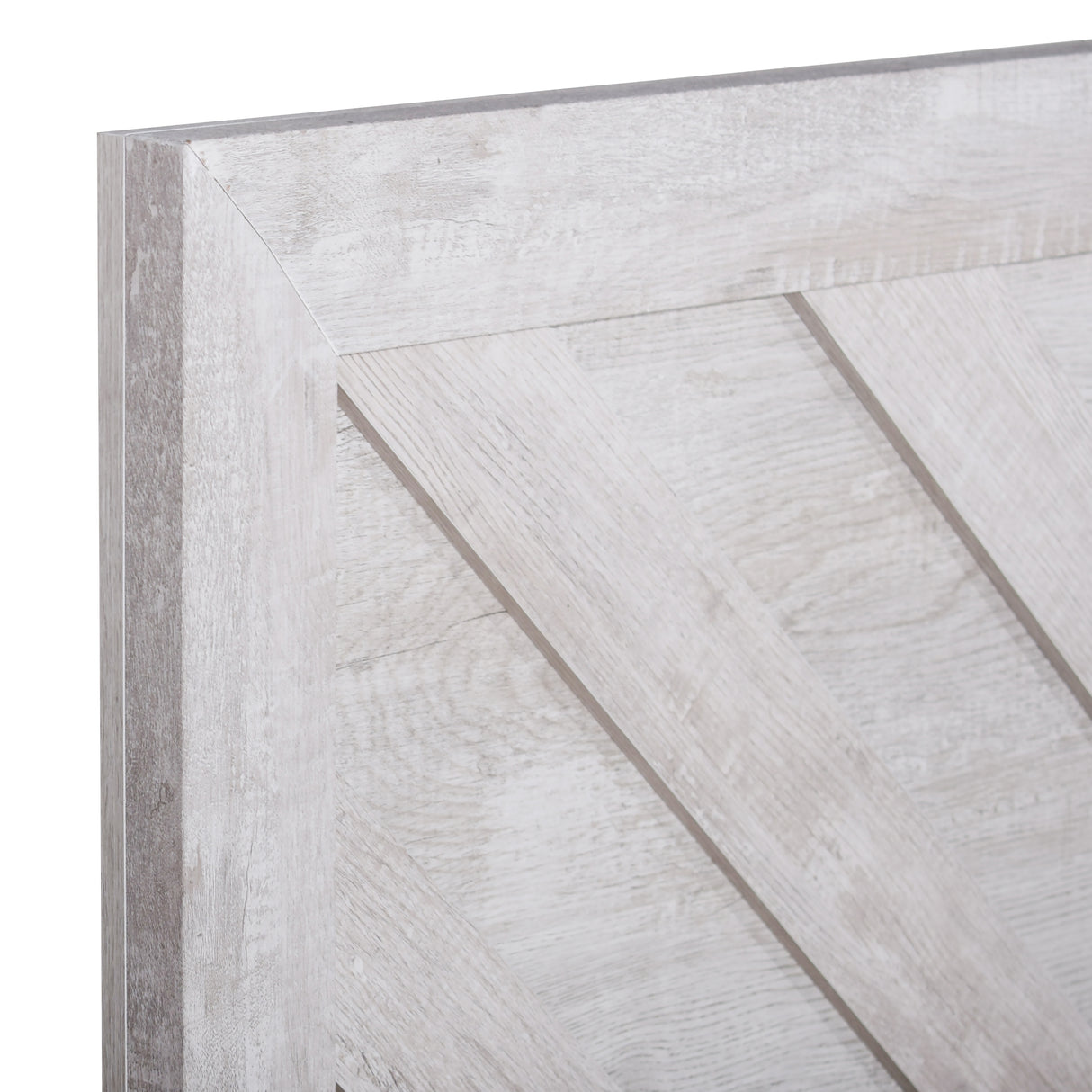 Biscayne Eastern King Bed Headboard, Footboard, and Slats - Driftwood