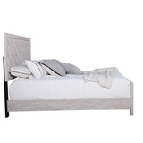 Biscayne Eastern King Bed Headboard, Footboard, and Slats - Driftwood