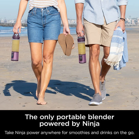 Ninja BC151PR portable blender with carry handle