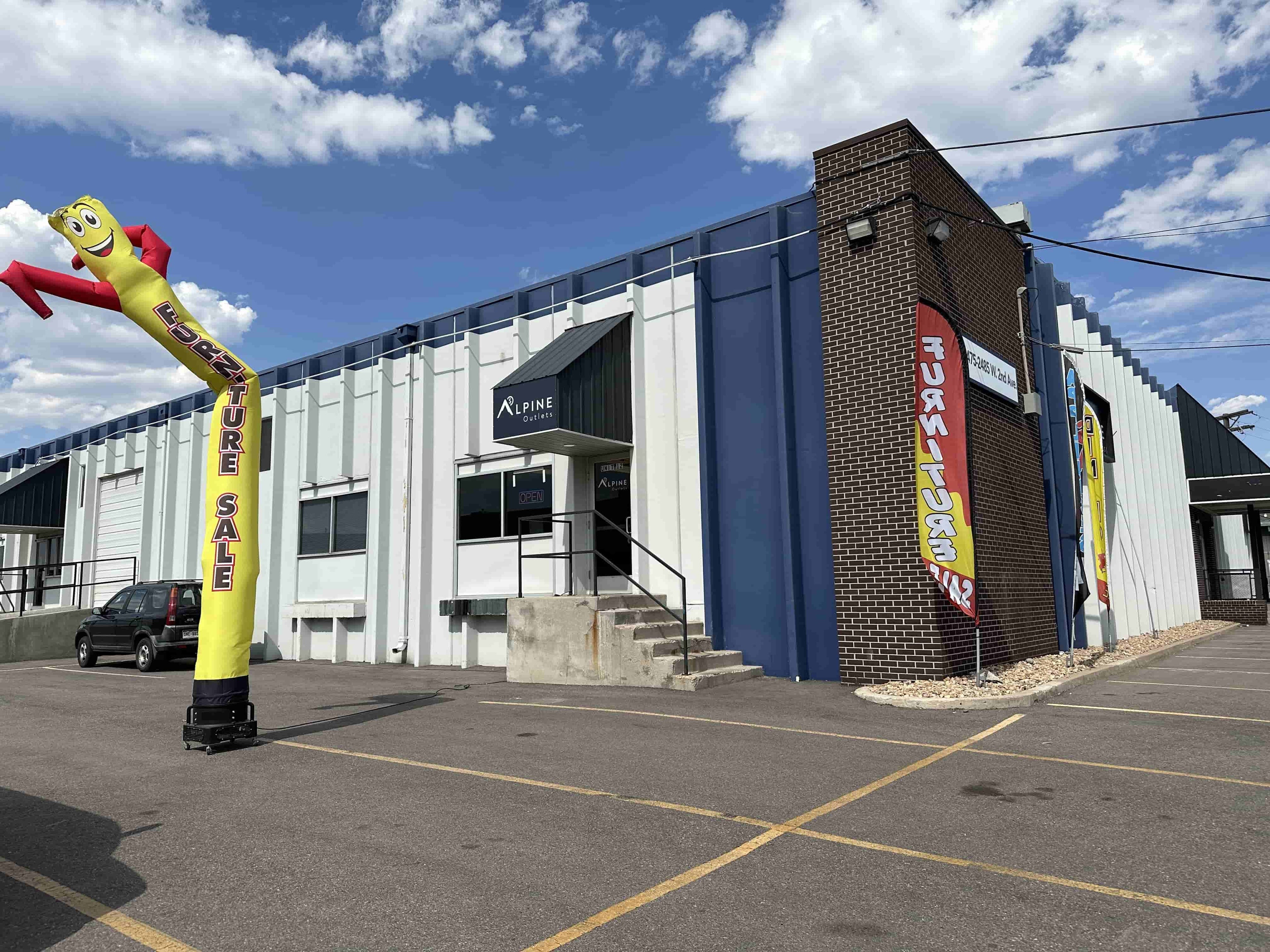 Discount furniture store in Wheat Ridge, CO offering affordable, high-quality furniture from Alpine Outlets.