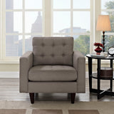 36 Inch Polyester Fabric Armchair
