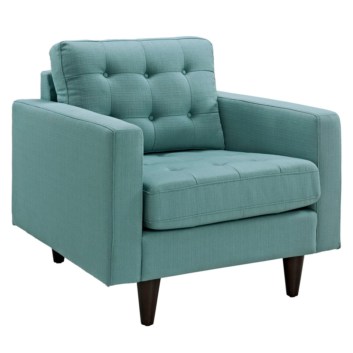 36 Inch Polyester Fabric Armchair
