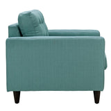 36 Inch Polyester Fabric Armchair