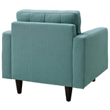 36 Inch Upholstered Fabric Button Tufted Armchair Set of 2