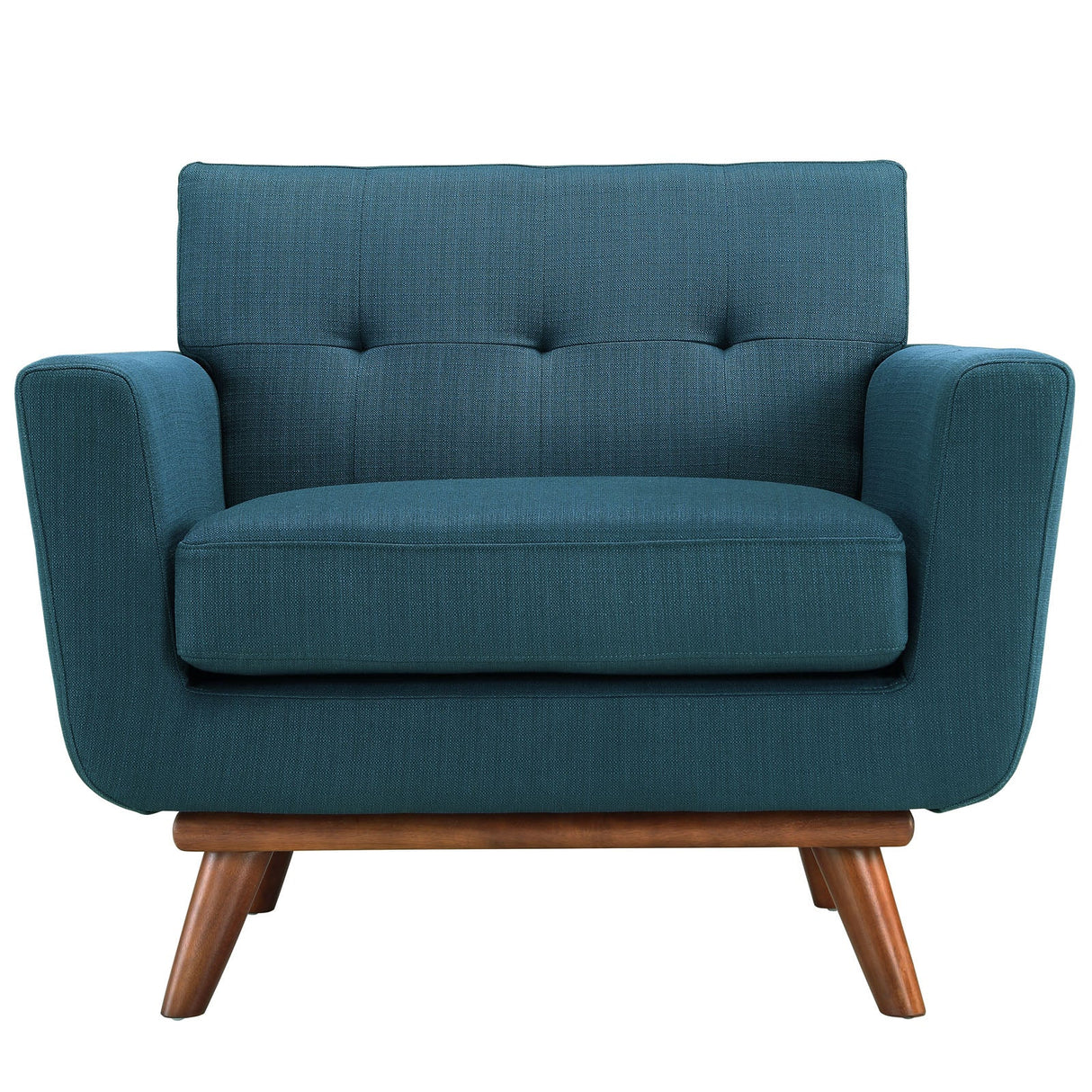 33 Inch Upholstered Fabric Button Tufted Armchair Set of 2