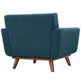 33 Inch Upholstered Fabric Button Tufted Armchair Set of 2