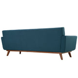 2 Piece 123" Gently Sloping Curved Upholstered Armchair and Sofa Set