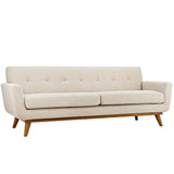 2 Piece 123" Gently Sloping Curved Upholstered Armchair and Sofa Set