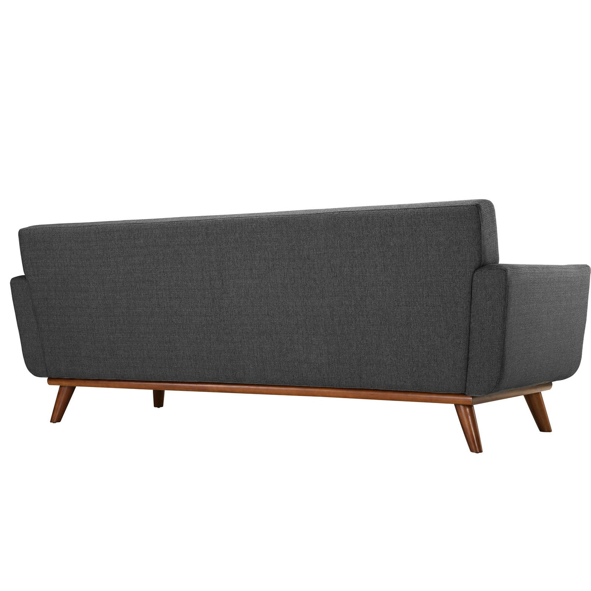 2 Piece 123" Gently Sloping Curved Upholstered Armchair and Sofa Set