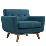 3 Piece 123" Gently Sloping Curved Upholstered Armchairs and Sofa Set